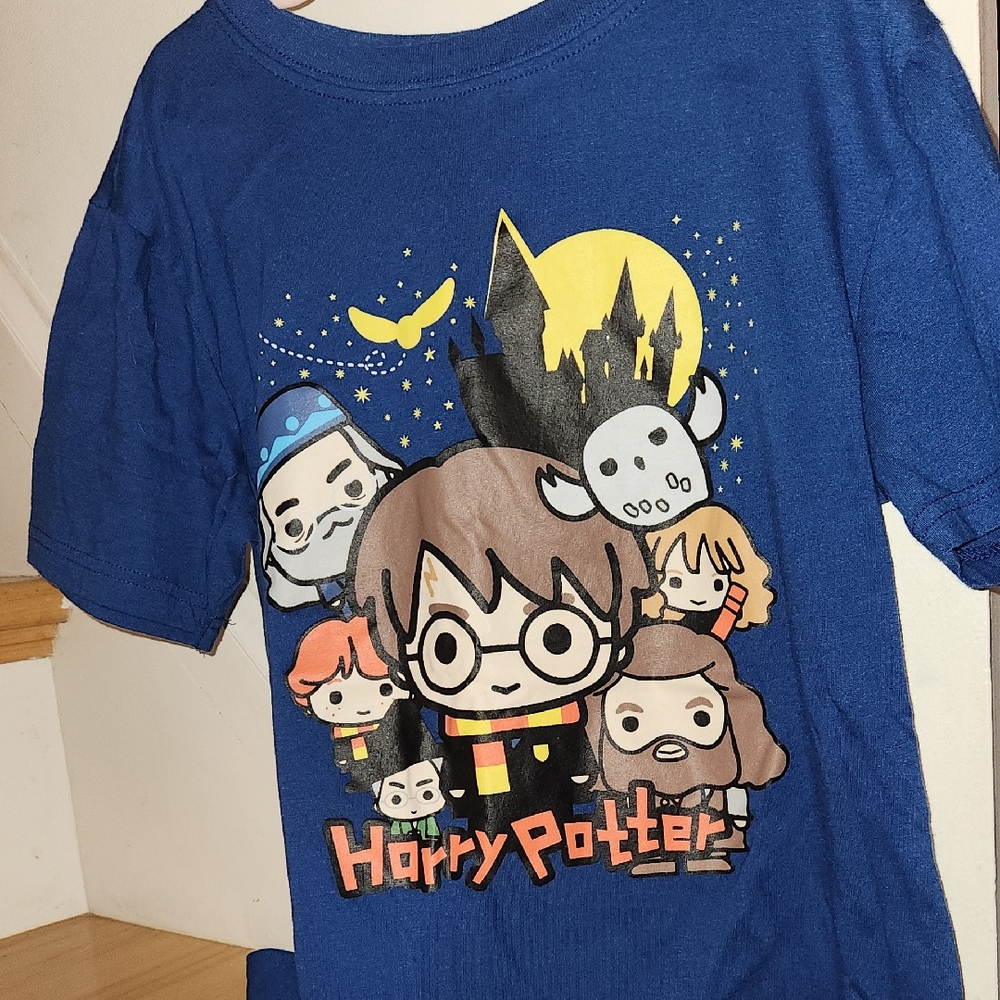 Warner Bros. Blue Harry Potter Short Sleeve Tee